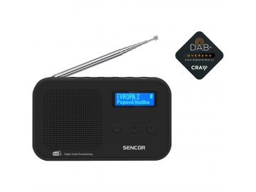 SRD 7200 B DAB+/FM SENCOR Digitální rádio