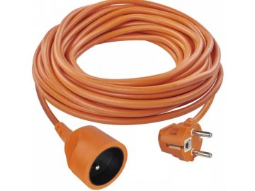 Prodlužovací kabel 25 m / 1 zásuvka / oranžový / PVC / 230 V / 1,5 mm2 P01125