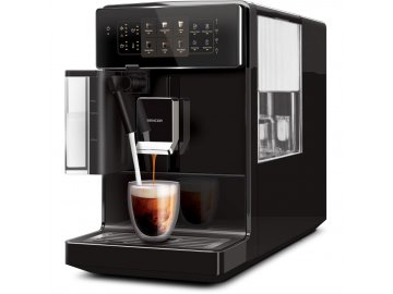 SES 9300BK Automatické Espresso SENCOR  + ZDARMA káva DeLonghi 1 kg v hodnotě 329 Kč