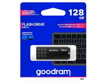 Flash disk UME3 GOODRAM USB 3.0 128GB černá