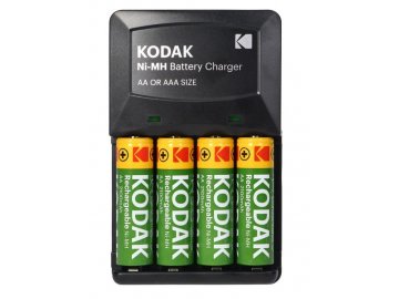 Nabíječka baterií sada Kodak K620 + 4ks AA 2100mAh nabíjecí baterie, AA, AAA