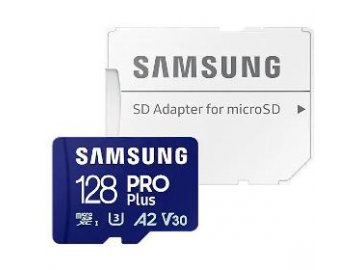 MicroSDHC 128GB PRO Plus+ SD adp SAMSUNG