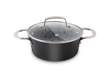 LT1252 kastrol s pokl. 18cm granit Lamart