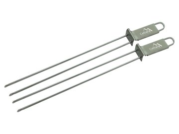 Grilovací špízy dvojité, 32 cm, sada 2ks