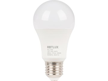 RLL 600 A60 E27 bulb 7W WW D RETLUX
