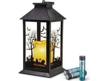 RHW 008 Černá lucerna 1 LED WW RETLUX