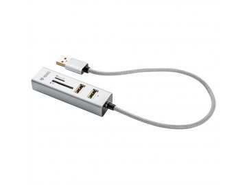Yenkee YHC 101SR USB COMBO HUB+čtečka