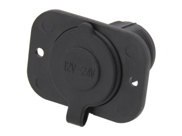 Zásuvka 12/24V s krytem C07393