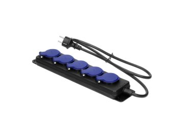 prodluzovaci kabel venkovni gumovy ip44 5 zasuvek 3m orno or ae 13297 3m ie2319672