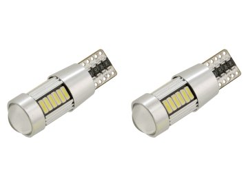 Žárovka 27 LED 12V T10 NEW-CAN-BUS bílá 2ks