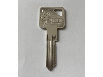 Náhradní klíč FAB 3 HOME profil R107, 6 pinů