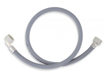 Novaservis Pračková napouštěcí hadice s kolenem, šedá, 150CM PNK/150