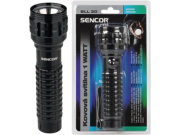 SLL 30 SVÍTILNA ALU 1WATT 3xAAA SENCOR