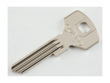 klíč  k vložkám Guard řezaný G17,13,30T, polotovar