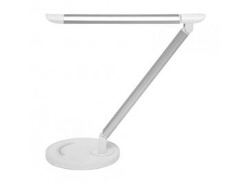 Dotyková stmívatelná stolní led lampa LTZ03 8W bílostříbrná LTZ03-BI