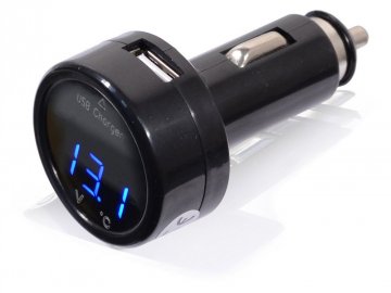 Zástrčka MULTI - USB, voltmetr, teploměr 07427 Compass