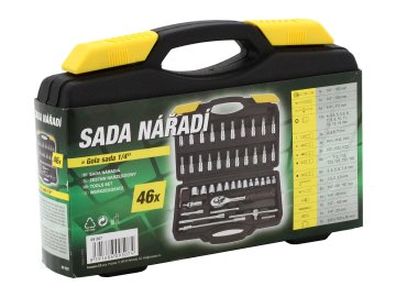 Gola sada 1/4" 46 dílů 09507