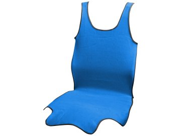 Potah sedadla TRIKO SOFT přední 1ks modrý