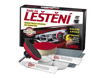 CAREX - sada na LEŠTĚNÍ a ochranu povrchu světlometů