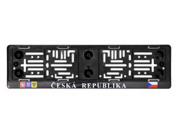 Podložka pod SPZ s nápisem ČR a erby 91534