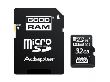 Karta paměťová GOODRAM micro SD 32 GB s adaptérem