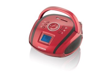 Radiopřijímač Hyundai TR 1088 SU3RB, MP3/USB/SD, červený/černý