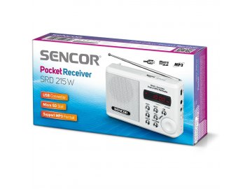 Sencor SRD 215 W radio s USB/MP3