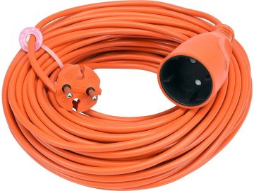 Kabel prodlužovací 30 m oranžový