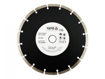 Kotouč diamantový 230 x 22,2 x 2,7 mm