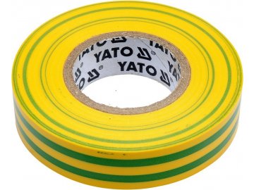 Izolační páska elektrikářská PVC 15mm / 20m žlutozelená