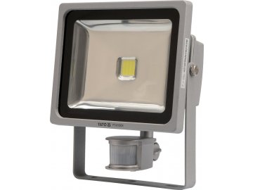 Reflektor s vysoce svítivou COB LED, 30W, 2100lm, IP44, pohyb. senzor