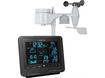 Profesionální meteostanice Sencor SWS 9700 PRO  + ZDARMA 4 ks baterie AA