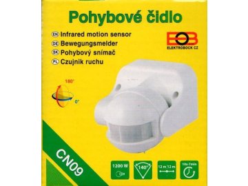 elektrobock cidlo pohybove cn09 bile