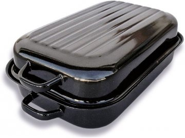 Belis dvoupekáč s víkem 35 cm smalt
