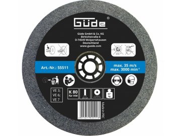 Güde brusný kotouč 150 mm/K80 55511