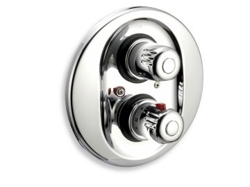Novaservis SPRCHOVÁ TERMOSTATICKÁ BATERIE 2-CESTNÝ VENTIL AQUAMAT CHROM 2650R,0 + Záruka na těsnost kartuše 7let