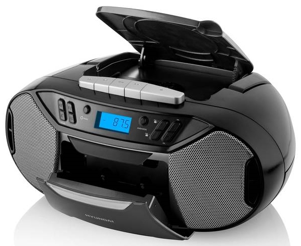 Radiomagnetofon Hyundai TRC 333 AU3 BT B s CD/MP3/USB, Bluetooth, černý