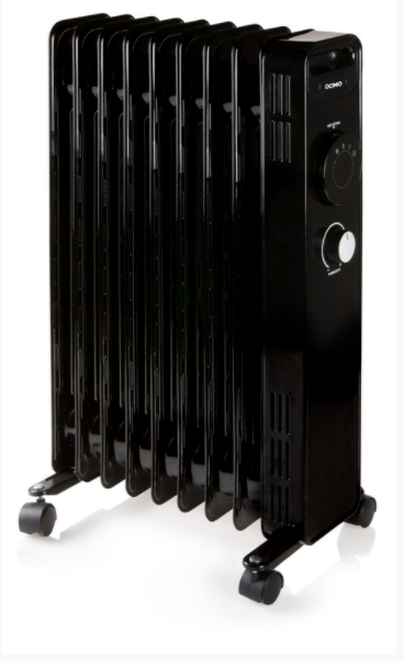 Olejový radiátor elektrický - DOMO DO7327R + poukázka na nákup v TESCU v hodnotě 100 Kč