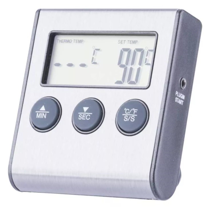 EMOS Digitální grilovací teploměr a minutka E2157