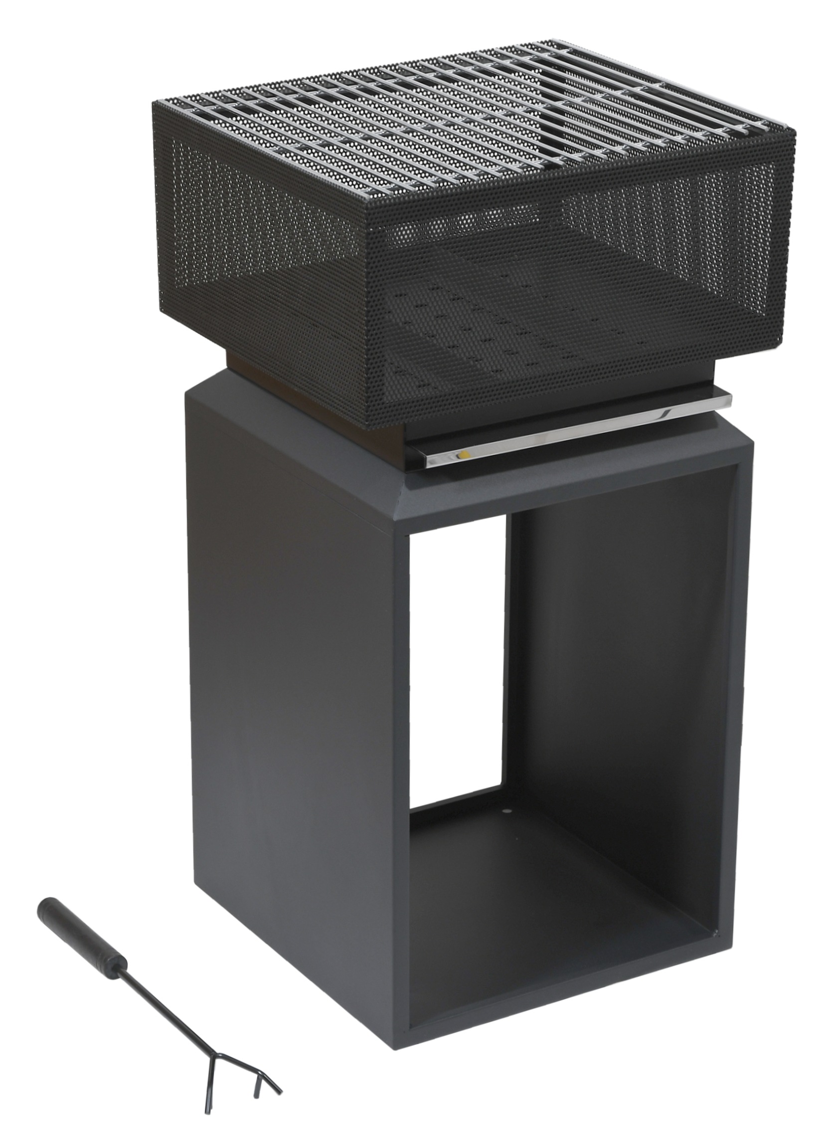 Ohniště CATTARA CUBE s mřížkou 74cm 13007