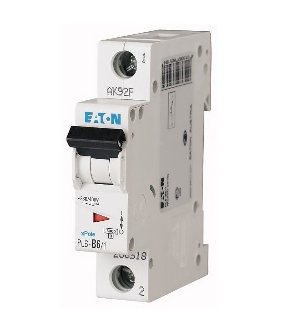Jistič Eaton 1P 6A B 6kA