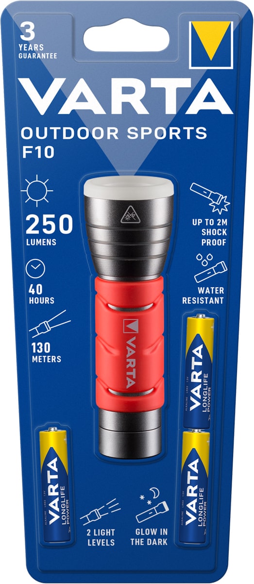 Svítilna VARTA 17627 LED 5W 3R3, kovová, OUTDOOR SPORTS F10