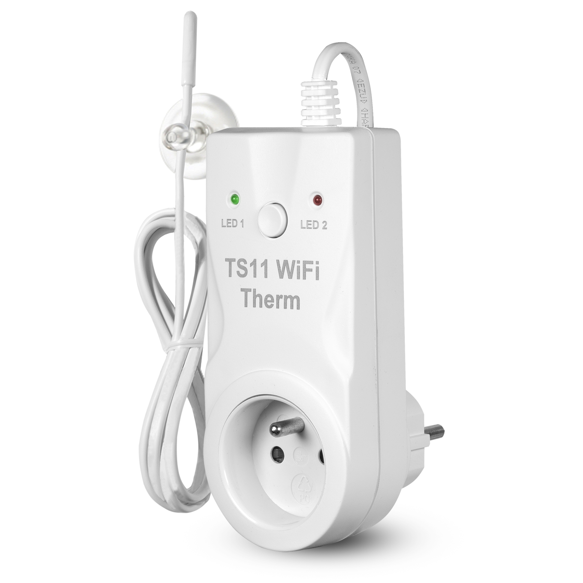 ELEKTROBOCK WiFi teplotní zásuvka TS11 WiFi Therm + ZDARMA 2 ks baterie alk.AAA