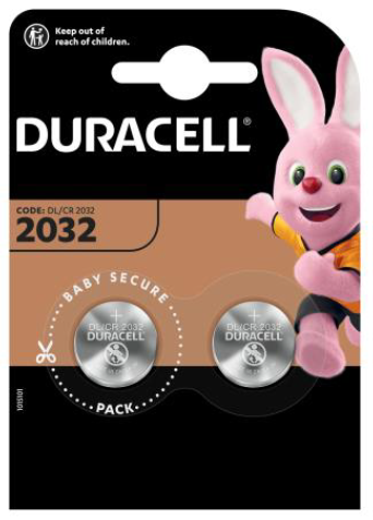 Baterie DURACELL CR 2032 Lithium 3V