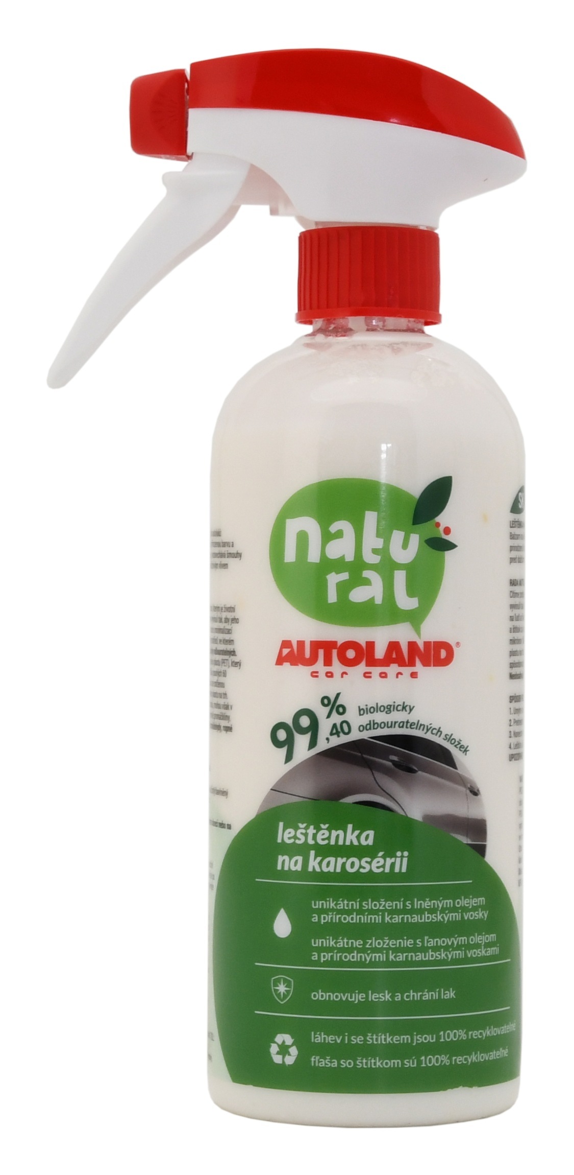 AUTOLAND Leštěnka na karosérii NATURAL ECO 500ml am01211