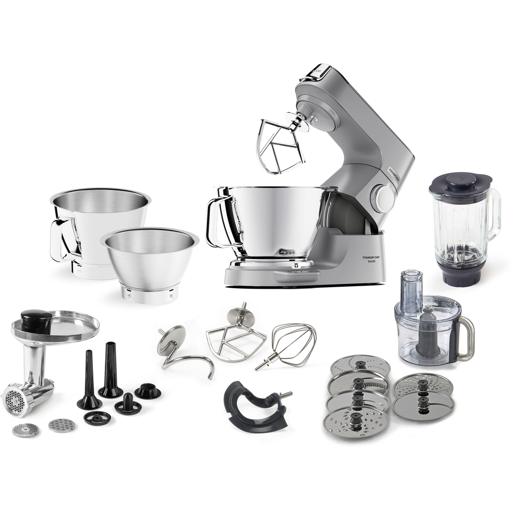 Kuchyňský robot KENWOOD KVC 85.594 SI Titanium Chef Baker + Zdarma záruka 10 let na motor po registraci