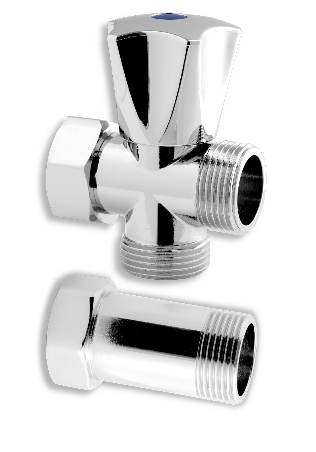 FERRO NOVASERVIS PRAČKOVÝ VENTIL S MEZIKUSEM 3/4"X3/4"X3/4" CF3019