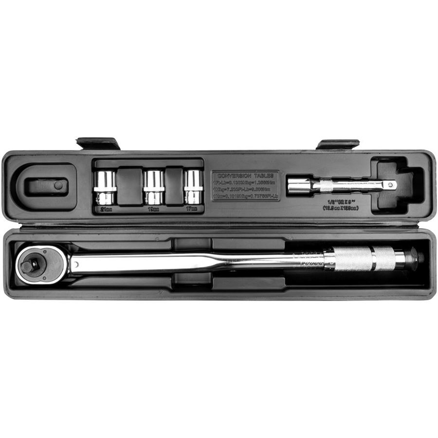 GUDE MOMENTOVÝ KLÍČ 1/2" 40-210 Nm, 5-DÍLNÁ SADA 39010