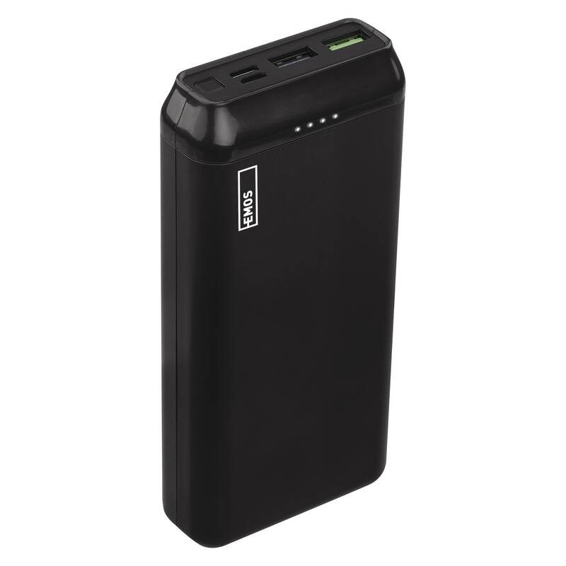 Powerbanka EMOS AlphaQ2 20, 20 000 mAh, 22,5 W, černá B0528B