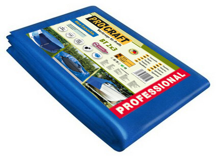 Plachta Procraft BT10x12 50g/m2 nepromokavá s oky 10x12m modrá